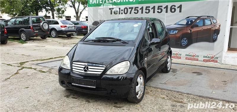 Second-hand Mercedes A140 80 CP (58 kW) 2001 Negru Hatchback