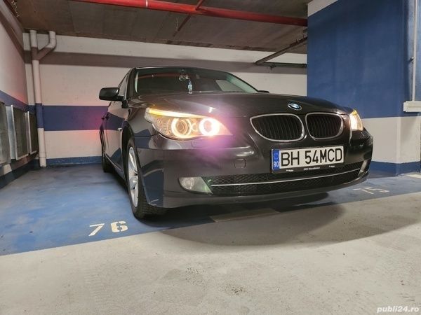 Negru Utilizat 2007 BMW 520 Berlinǎ | 5.000 EUR (Preț OK) - Imagine 1/4