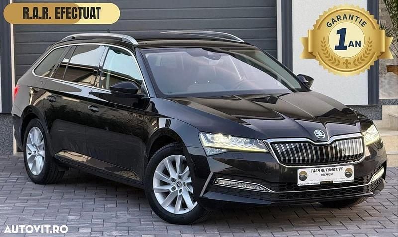 Culoarenegru Second-hand 2021 Skoda Superb Style Break | 19.491 EUR (Preț OK) - Imagine 1/4