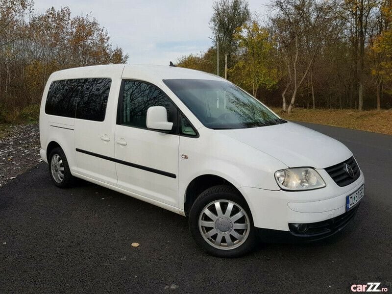Second-hand VW Caddy 105 CP (77 kW) 2008 Alb Monovolum