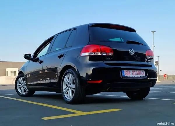 Second-hand VW Golf VI Match 105 CP (77 kW) 2012 Negru Hatchback