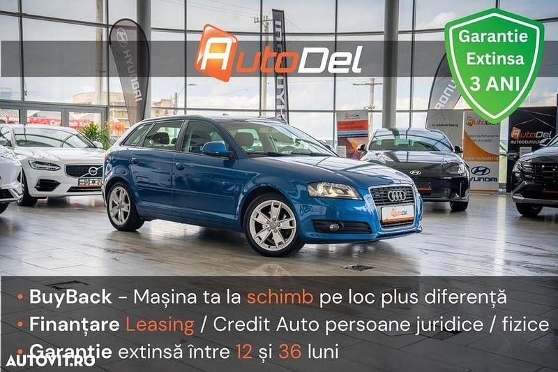 Albastru Utilizat 2009 Audi A3 Sportback Attraction Hatchback | 6.999 EUR (Preț OK) - Imagine 1/4