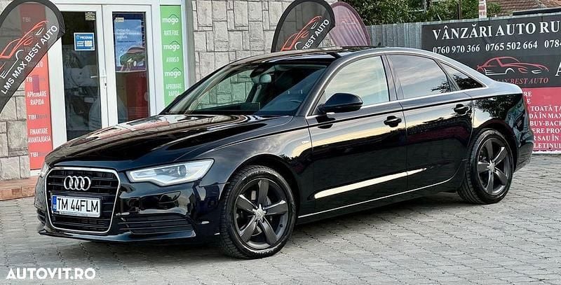 Culoarenegru Utilizat 2015 Audi A6 Berlinǎ | 11.999 EUR (Preț bun) - Imagine 1/4