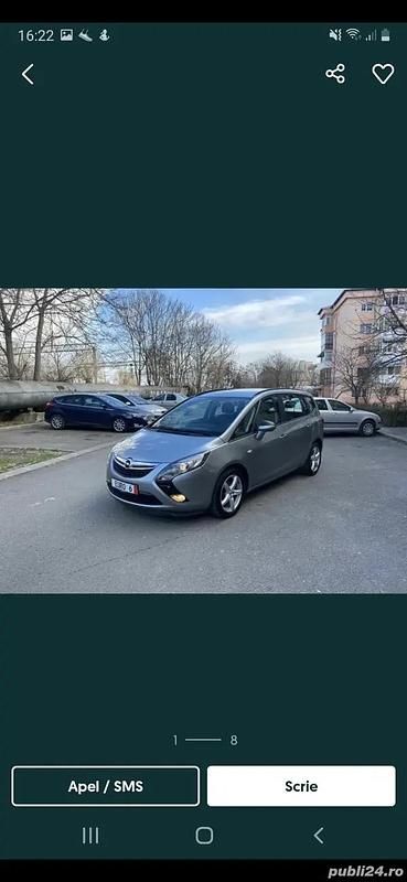 Gri Utilizat 2015 Opel Zafira Monovolum | 8.500 EUR (Puțin scump) - Imagine 1/4