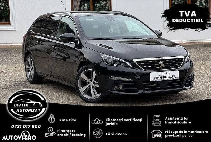 Culoarenegru Utilizat 2020 Peugeot 308 GT Break | 12.499 EUR (Preț OK) - Imagine 1/4