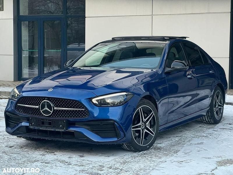 Culoarealbastru Utilizat 2023 Mercedes C300e Advanced Berlinǎ | 45.000 EUR (Super Preț) - Imagine 1/4