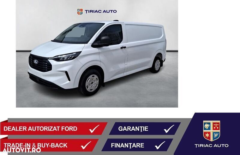 Alb Nouă 2025 Ford Transit Custom Monovolum | 30.809 EUR (Preț bun) - Imagine 1/4