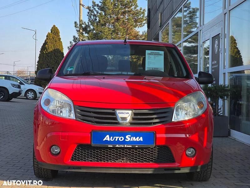 Second-hand Dacia Sandero Ambiance 75 CP (55 kW) 2009 Culoarerosu
