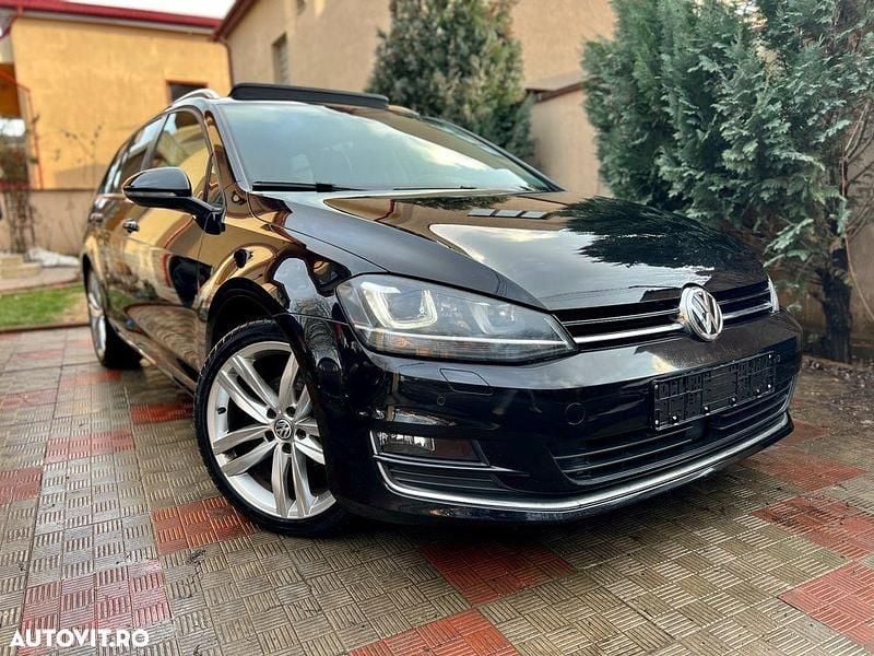 Culoarenegru Utilizat 2014 VW Golf VII Highline Break | 7.950 EUR (Preț OK) - Imagine 1/4