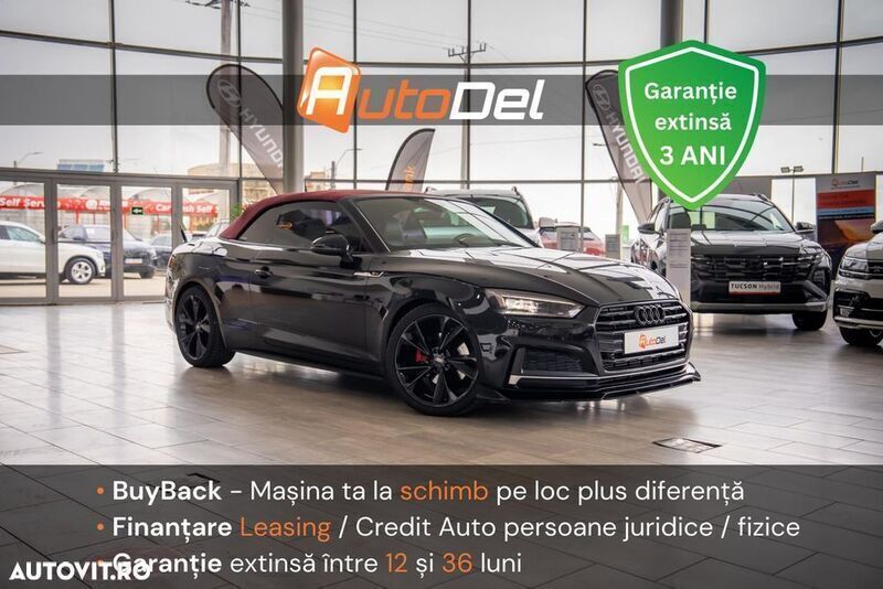 Negru Utilizat 2018 Audi A5 S-Line Coupe | 26.499 EUR (Preț OK) - Imagine 1/4
