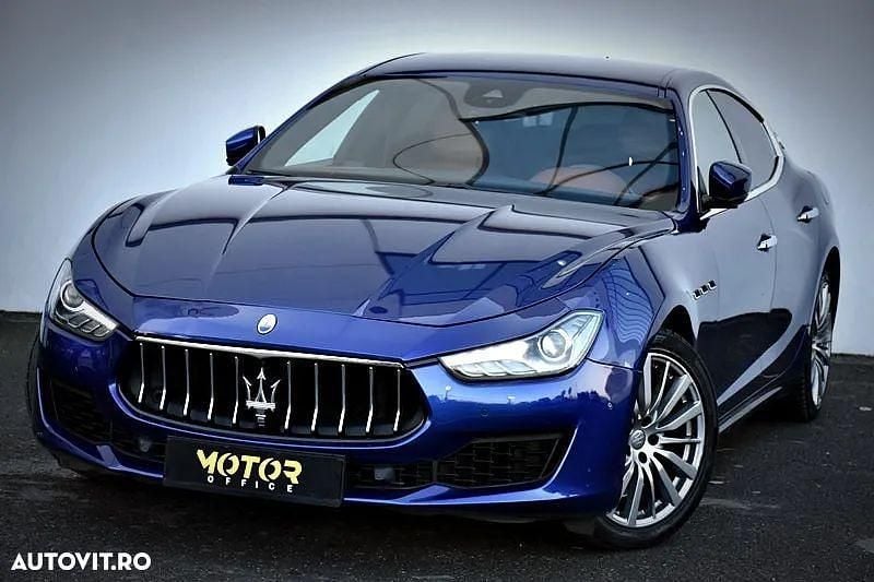 Culoarealbastru Utilizat 2017 Maserati Ghibli Berlinǎ | 24.990 EUR (Super Preț) - Imagine 1/4