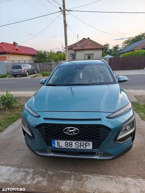 Culoarealbastru Utilizat 2019 Hyundai Kona SUV | 14.500 EUR (Super Preț) - Imagine 1/4