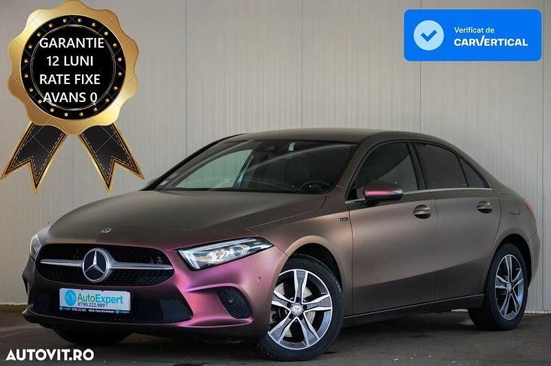 Culoarealbastru Utilizat 2021 Mercedes A250 Advanced Berlinǎ | 20.980 EUR (Preț OK) - Imagine 1/4