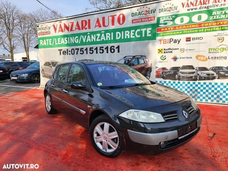 Negru Utilizat 2004 Renault Mégane II Hatchback | 2.199 EUR (Scump) - Imagine 1/4