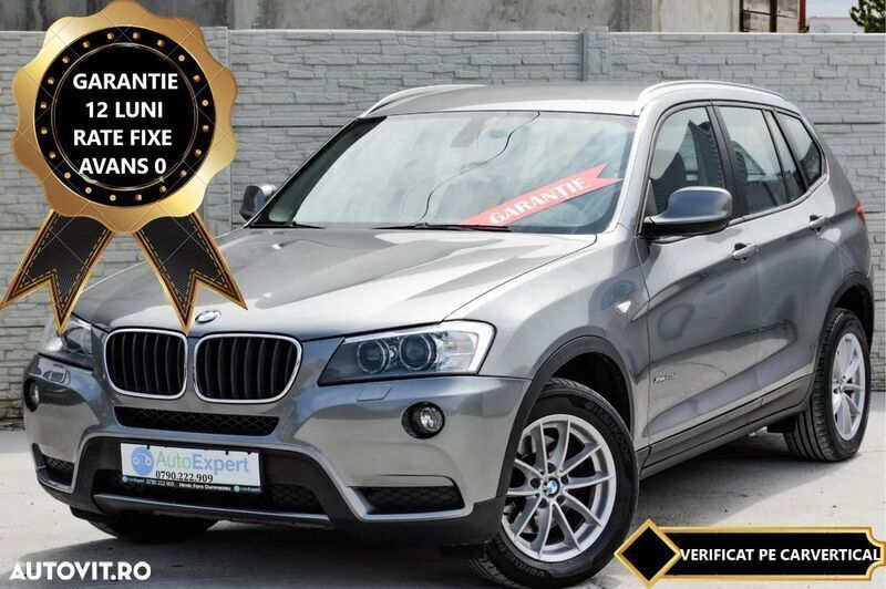 Gri Utilizat 2012 BMW X3 SUV | 10.980 EUR (Super Preț) - Imagine 1/4