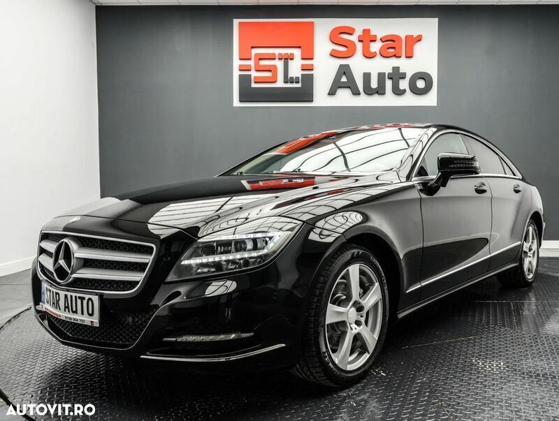 Negru Utilizat 2012 Mercedes CLS350 Berlinǎ | 15.990 EUR (Preț OK) - Imagine 1/4