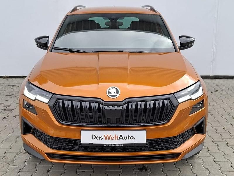 Nouă Skoda Karoq SportLine 190 CP (139 kW) 2025 Portocaliu mediu  metalic SUV