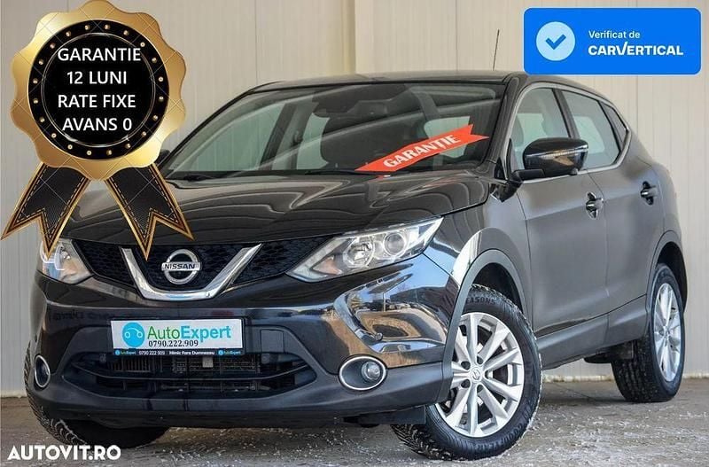 Culoarenegru Utilizat 2017 Nissan Qashqai N-Connecta SUV | 11.480 EUR (Preț bun) - Imagine 1/4