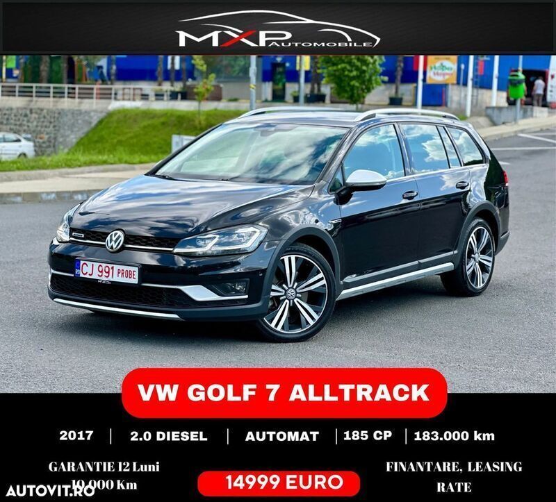 Negru Utilizat 2017 VW Golf Alltrack Break | 14.999 EUR - Imagine 1/4