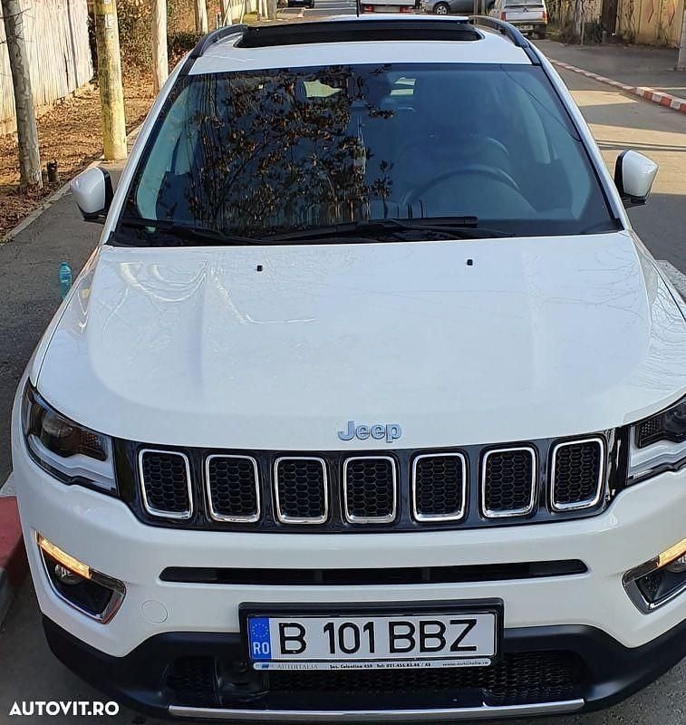 Culoarealb Utilizat 2018 Jeep Compass Limited SUV | 17.100 EUR (Scump) - Imagine 1/4