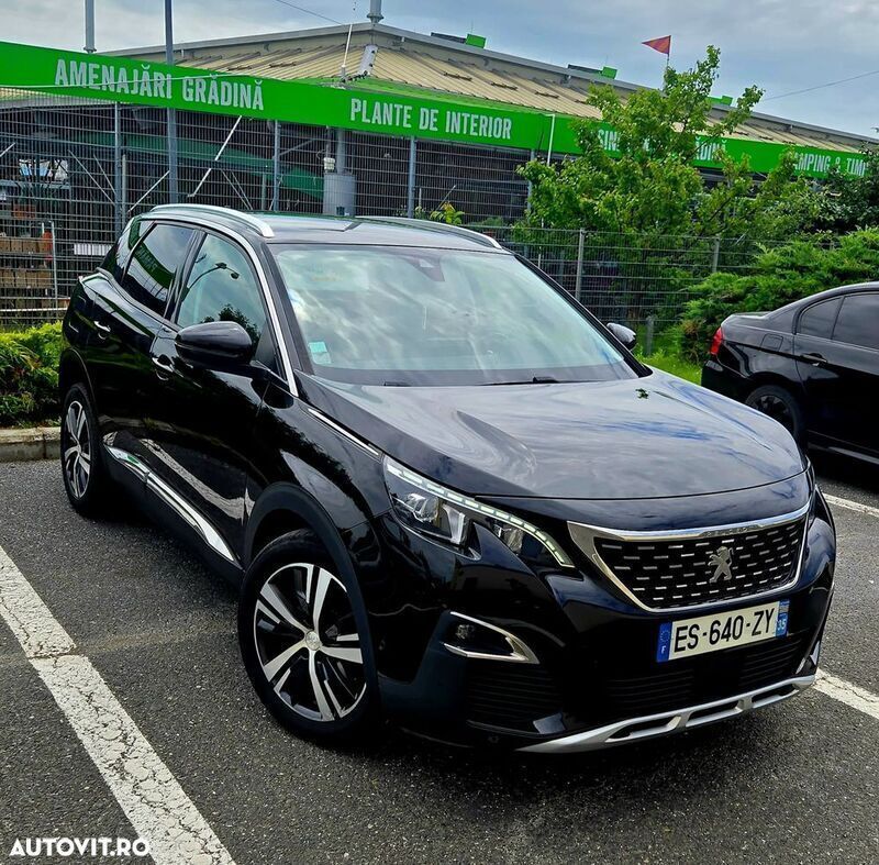 Negru Utilizat 2017 Peugeot 3008 Allure SUV | 13.300 EUR (Preț bun) - Imagine 1/4