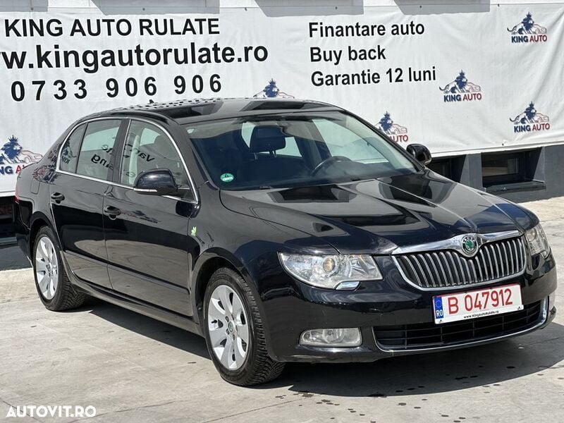 Negru Utilizat 2011 Skoda Superb GreenLine Berlinǎ | 5.400 EUR (Preț OK) - Imagine 1/4