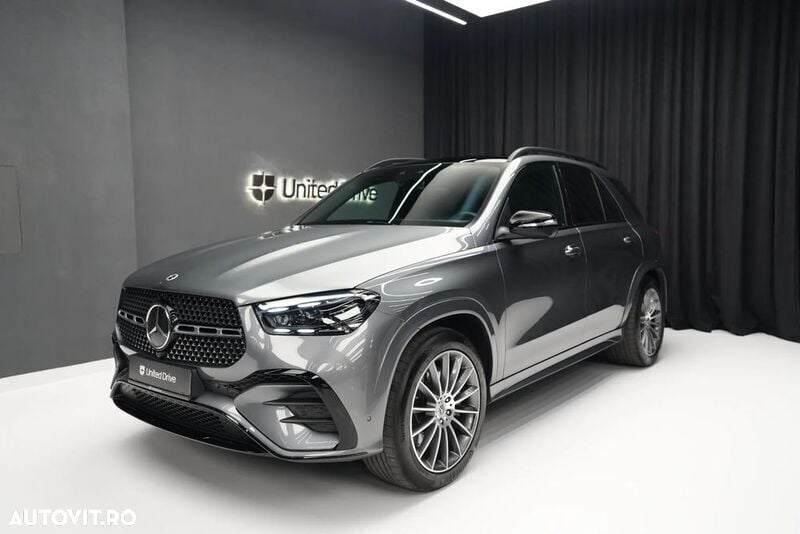 Gri Utilizat 2023 Mercedes GLE450 AMG Advanced Plus SUV | 83.999 EUR (Preț OK) - Imagine 1/4