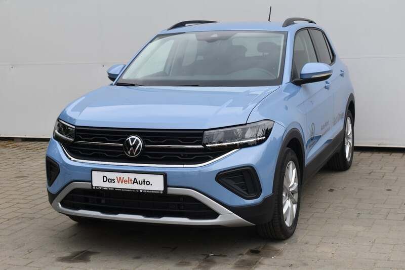 Albastru mediu metalic Utilizat 2024 VW T-Cross Life SUV | 23.285 EUR (Puțin scump) - Imagine 1/4