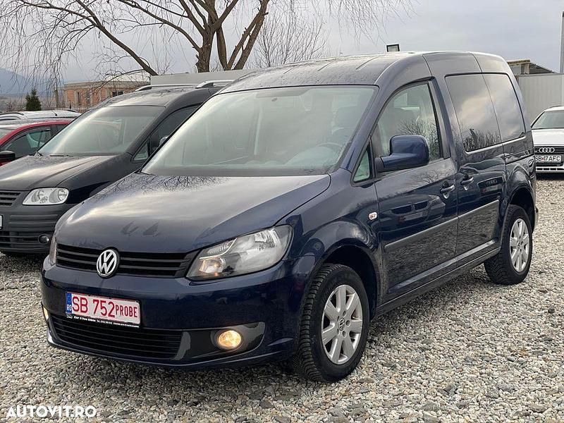 Second-hand VW Caddy Edition 102 CP (75 kW) 2011 Culoarealbastru Monovolum