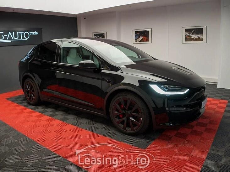 Negru Utilizat 2023 Tesla Model X Plaid SUV | 110.658 EUR - Imagine 1/4