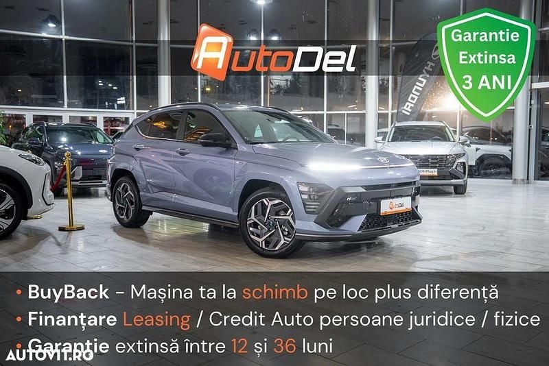 Culoarealbastru Nouă 2025 Hyundai Kona N Line SUV | 27.079 EUR (Preț OK) - Imagine 1/4