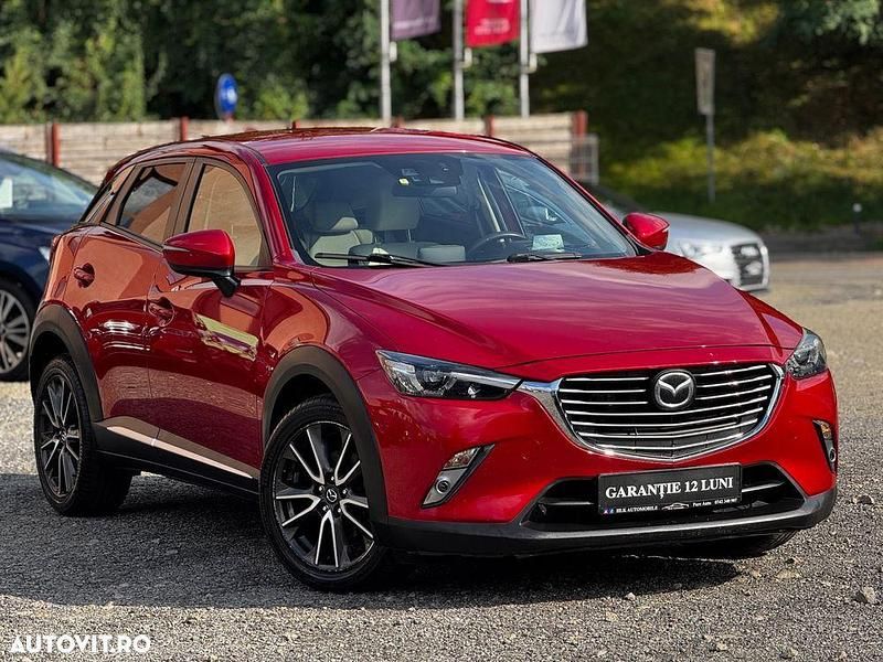 Culoarerosu Utilizat 2016 Mazda CX-3 Sports-Line SUV | 12.999 EUR (Preț OK) - Imagine 1/4