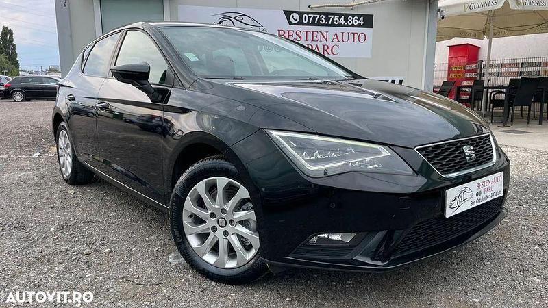 Negru Utilizat 2017 Seat Leon Hatchback | 8.200 EUR (Preț bun) - Imagine 1/4