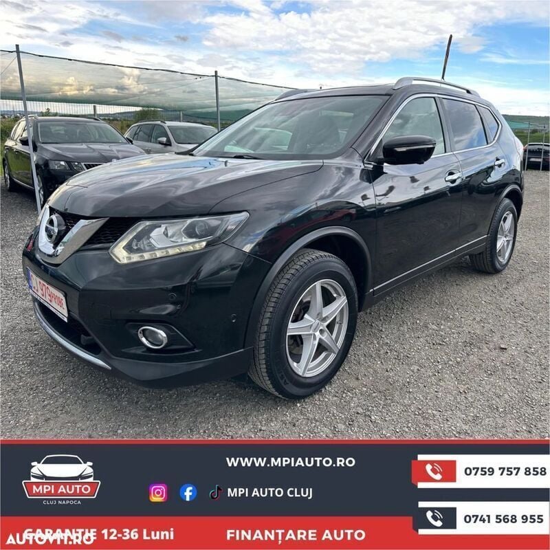 Negru Utilizat 2014 Nissan X-Trail Tekna SUV | 12.200 EUR (Puțin scump) - Imagine 1/4