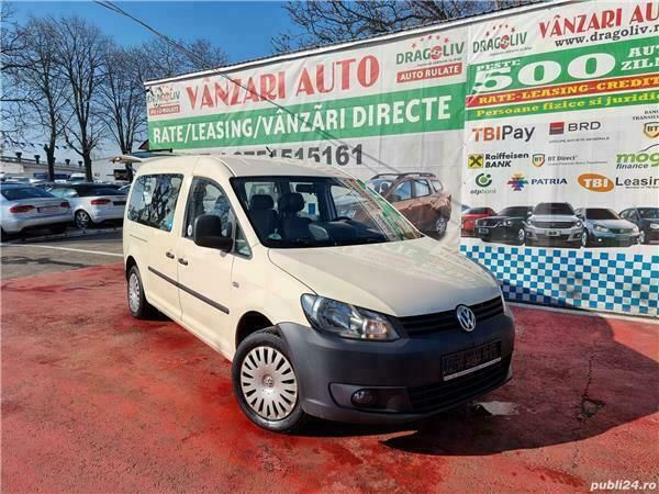 Bej Utilizat 2012 VW Caddy Monovolum | 6.999 EUR (Scump) - Imagine 1/4