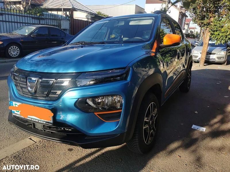 Culoarealbastru Utilizat 2022 Dacia Spring Expression Hatchback | 9.500 EUR (Preț OK) - Imagine 1/4