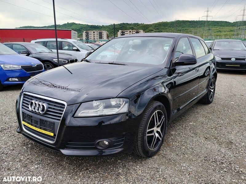 Negru Utilizat 2009 Audi A3 Attraction | 6.399 EUR (Puțin scump) - Imagine 1/4