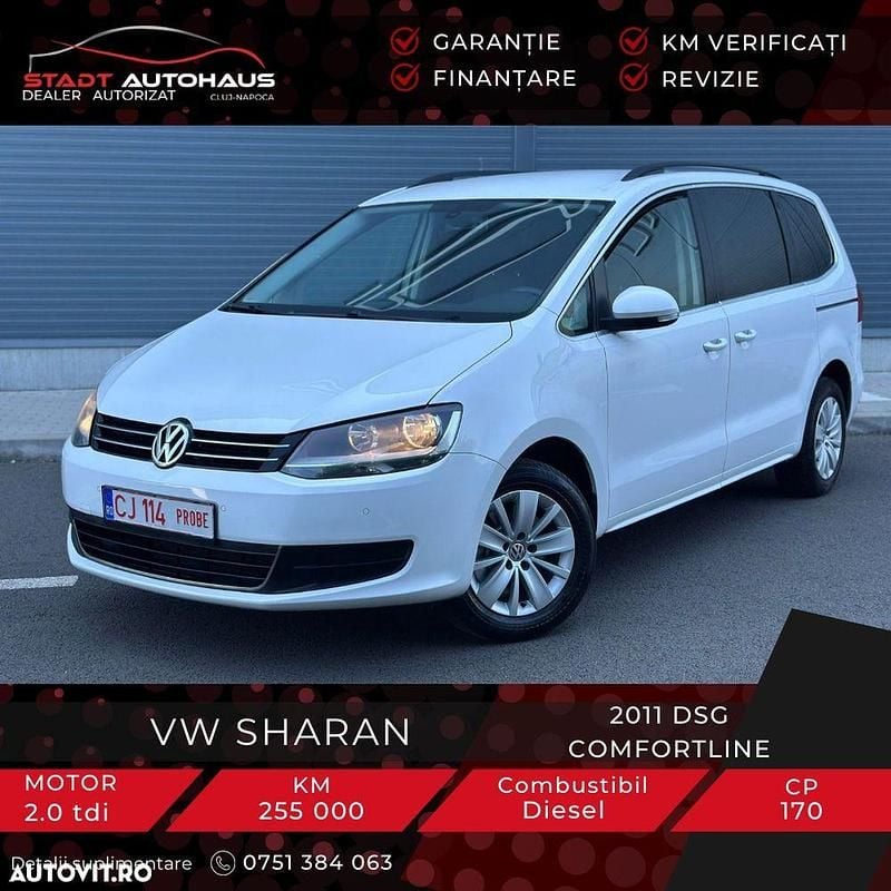 Culoarealb Utilizat 2011 VW Sharan Comfortline Monovolum | 8.990 EUR (Preț OK) - Imagine 1/4