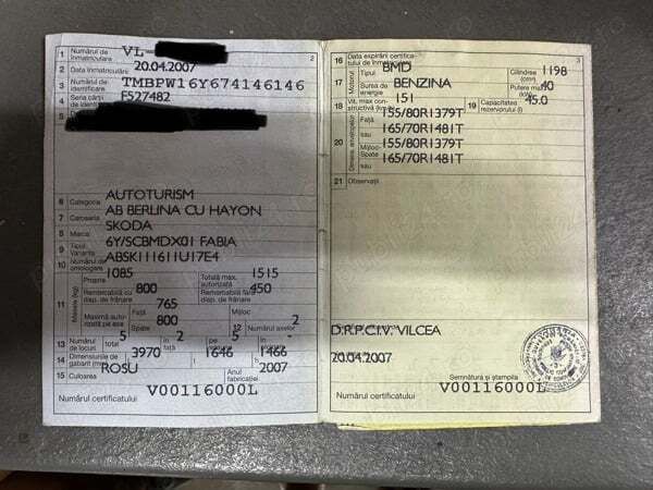 Utilizat 2007 Skoda Fabia Berlinǎ | 1.100 EUR (Super Preț) - Imagine 1/4
