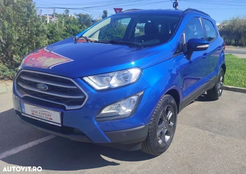 Second-hand Ford Ecosport Trend 125 CP (91 kW) 2018 Albastru SUV