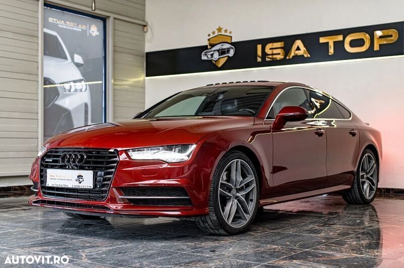 Rosu Utilizat 2016 Audi A7 Hatchback | 25.999 EUR (Preț OK) - Imagine 1/4