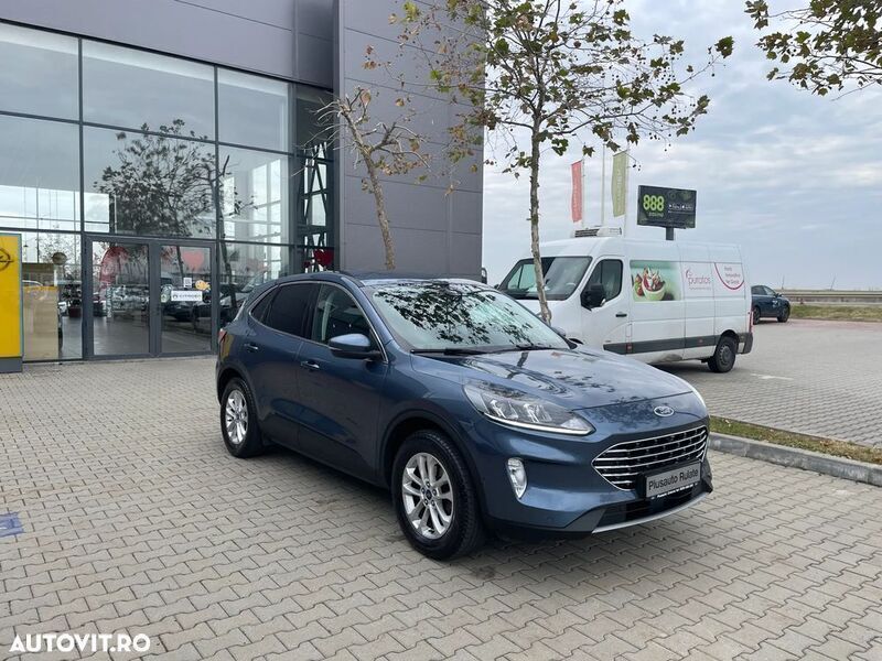 Albastru Utilizat 2020 Ford Kuga Titanium X SUV | 21.991 EUR (Scump) - Imagine 1/4