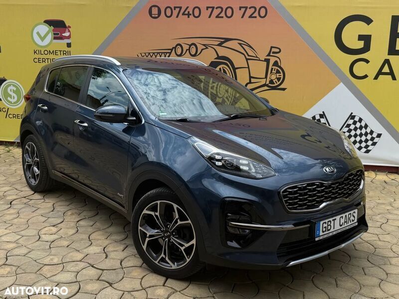 Albastru Utilizat 2019 Kia Sportage GT-Line SUV | 20.990 EUR (Puțin scump) - Imagine 1/4