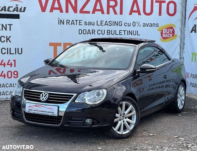 Culoarenegru Utilizat 2010 VW Eos Cabrio | 4.999 EUR (Preț bun) - Imagine 1/4