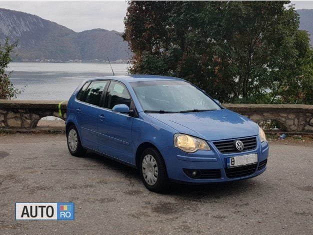 Second-hand VW Polo 80 CP (58 kW) 2008 Albastru Hatchback