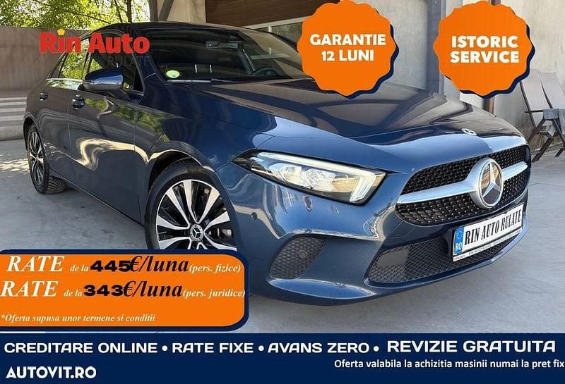Culoarealbastru Utilizat 2022 Mercedes A200 Berlinǎ | 19.990 EUR (Super Preț) - Imagine 1/4