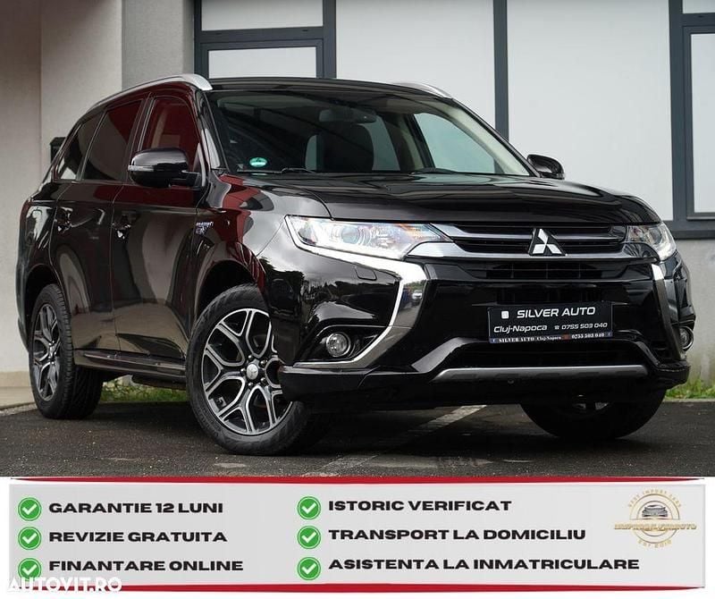 Culoarenegru Utilizat 2016 Mitsubishi Outlander P-HEV SUV | 13.990 EUR (Preț bun) - Imagine 1/4
