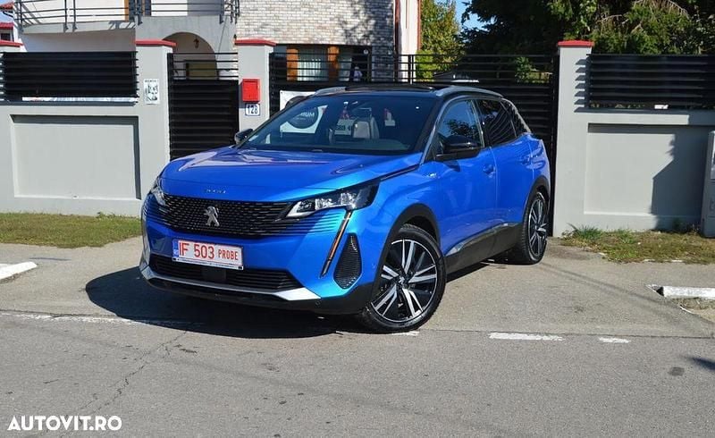 Culoarealbastru Utilizat 2021 Peugeot 3008 GT SUV | 22.950 EUR (Preț OK) - Imagine 1/4