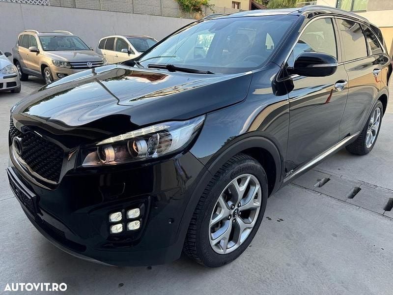 Negru Utilizat 2018 Kia Sorento GT-Line SUV | 17.990 EUR (Super Preț) - Imagine 1/4