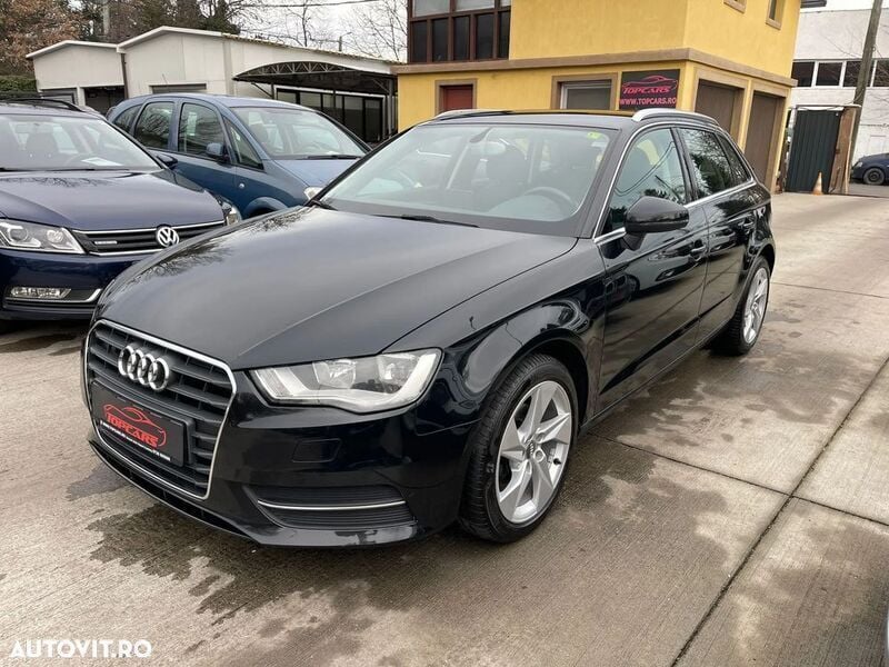 Negru Utilizat 2014 Audi A3 Sportback Attraction Hatchback | 9.299 EUR - Imagine 1/4